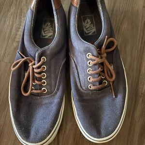 Vans Men's Dark Blue Canvas Sneakers